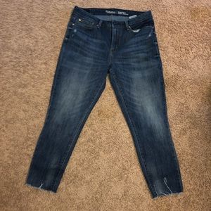 Levi Strauss high rise ankle skinny jeans - 10